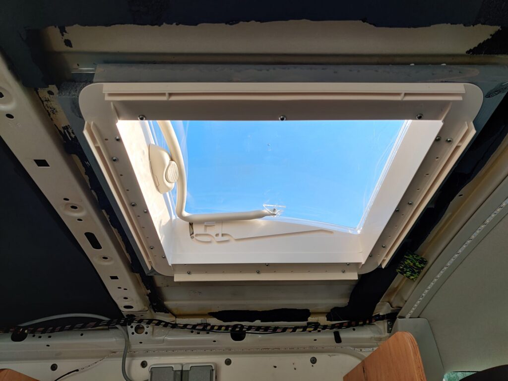 Innenrahmen des Dachfensters