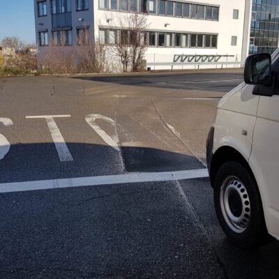 Der WulliBulli beim TÜV